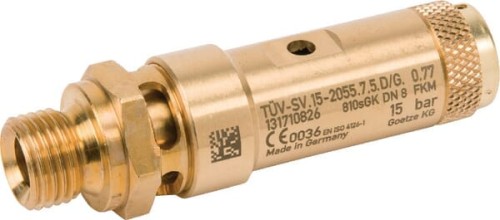 Zawór bezpieczeństwa 1/4" CE 15 bar SV2122G04M15B - Intertraktor