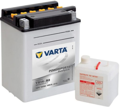 Akumulator 12V 14Ah 190A Powersports Freshpack VARTA 514014019I314PS - Intertraktor