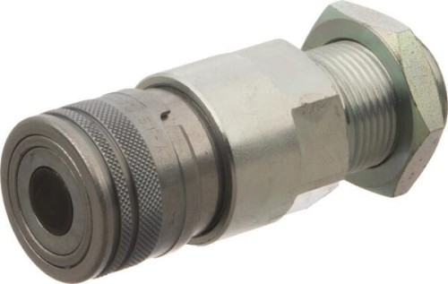 Szybkozłącze płaskie SKV-F gniazdo 1/2" gwint zewnętrzny grodziowy M30x2 20S SKVF12T30 - Intertraktor
