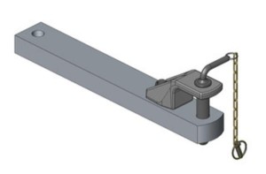 Zaczep polowy 90x50 L=640 mm kat. 2 Ø 31.5 mm 108206050A16