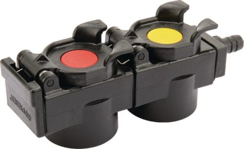 Pokrywa z ociekaczem oleju, podwójna, rozstaw 55 mm TARV255GR - Intertraktor