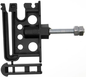 Izolator do taśmy, czarny, z gwintem metrycznym M6x35 mm 25 szt. AKO 441392