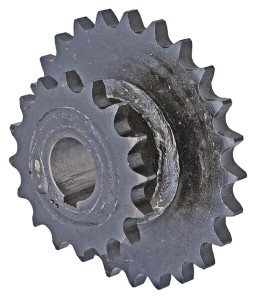 Koło łańcuchowe Z-25 / Z-16 podwójne do podajnika, pasuje do Sipma 31805276207000