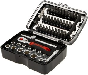 Zestaw kluczy nasadowych Mini 1/4” 47 ele. 1804922047KR
