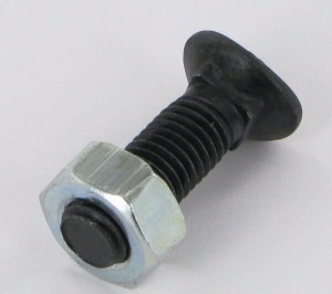 Śruba płużna redlicy M10x33 mm z nakrętką 62420804