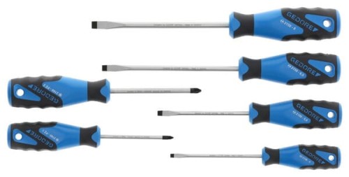 Zestawy wkrętaków Gedore, PZ 6 ele. SC21502160PZ06 - Intertraktor