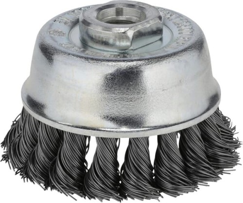 Szczotka stalowa doczołowa splatana, 65 mm M14 751306 - Intertraktor