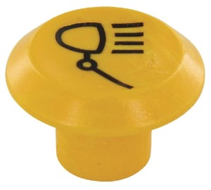 Symbol przełącznika, lamp roboczych, okrągły, żółty 11316300PN