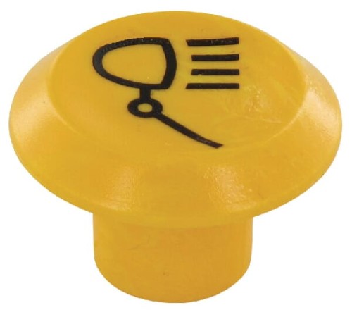Symbol przełącznika, lamp roboczych, okrągły, żółty 11316300PN - Intertraktor