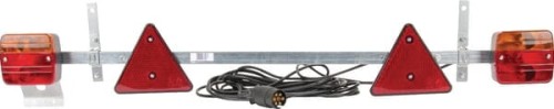 Zestaw lamp na belce, 1100-1600 mm z trójkątem odblaskowym przewód 7.5 m LA65001 - Intertraktor