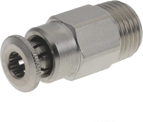 Szybkozłącze proste Ø 4 mm gwint zewnętrzny M10x1 Kramp CLSG4MK101 - Intertraktor