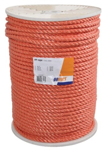 Lina polipropylenowa pomarańczowa gopart, 12 mm 220 m 512220GP - Intertraktor