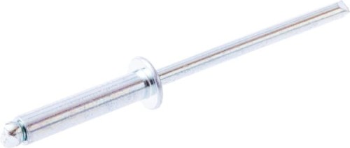 Nit zrywalny stal/stal z łbem płaskim, 4 x 18 mm BN418SS - Intertraktor