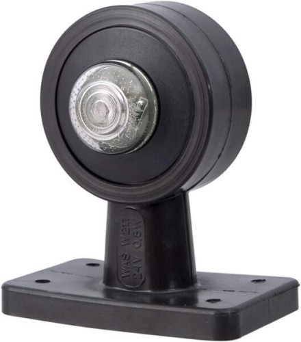 Lampa obrysowa LED, okrągła, 12/24V przezroczysta, przykręcana Waś 1400699702 - Intertraktor
