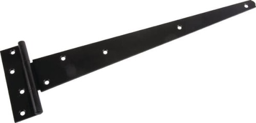 Zawias wzmocniony T 16" / 400 mm czarny TO4196D - Intertraktor