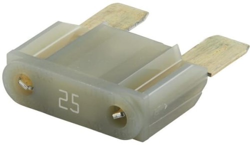 Bezpiecznik płaski Maxi, 25AL=34.1 mm szary op. 10 szt. Hella 8JS728595212 - Intertraktor
