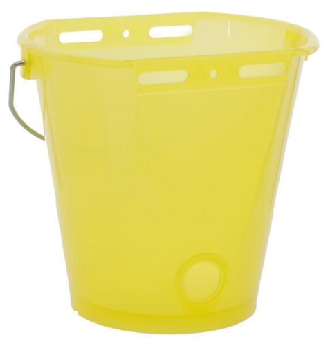 Wiadro do karmienia żółte, przezroczyste 504006FA - Intertraktor