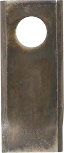 Nożyk kosiarki rotacyjnej lewy 96x40x3 mm otwór Ø 19 mm okrągły pasuje do Deutz Fahr 25 szt. VF16502727KR