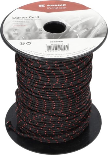 Linka rozrusznika 3.0 mm x 100 m czarna KR0301000B - Intertraktor