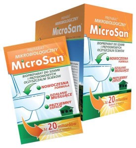 Preparat do szamb i oczyszczalni ściekow MicroSan, 10 g 17050300010