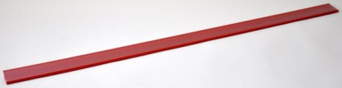 Listwa cenowa, 985 x 39 mm, kolor RAL 3000 51600008PL - Intertraktor