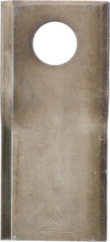 Nożyk kosiarki rotacyjnej prawy 108x47x4 mm otwór Ø 19 mm okrągły pasuje do Pöttinger 25 szt. 434986KR - Intertraktor