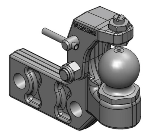Zestaw zaczepowy K50, lewy 00520590 - Intertraktor
