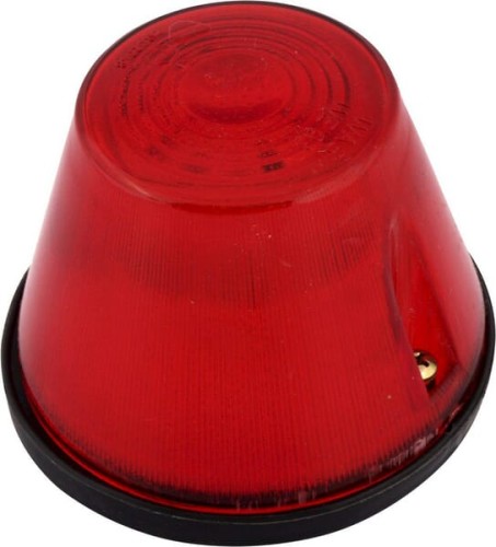 Lampa obrysowa okrągła, 12/24V czerwona, przykręcana Waś 1400690110 - Intertraktor
