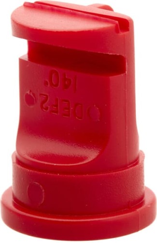 Rozpylacz płaskostrumieniowy szerokokątny DEF 140° 02 czerwony z tworzywa sztucznego ASJ DEF14002 - Intertraktor