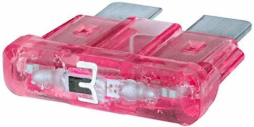 Bezpiecznik płaski, 12V 3A L=18.8 mm purpurowy Pack 10x Hella 8JS711683062 - Intertraktor