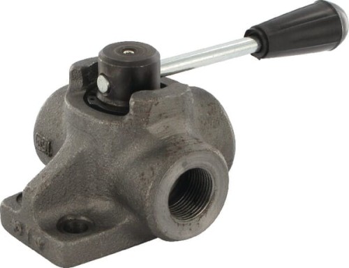 Rozdzielacz obrotowy 3-drożny, typ A 3/4 BSP DH203A - Intertraktor