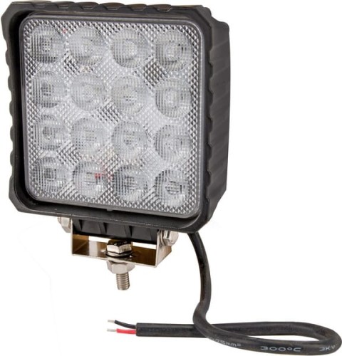 Lampa robocza LED, kwadratowa, 48W 3840 lm 10/30V światło rozproszone 16 LED Kramp LA10047 - Intertraktor