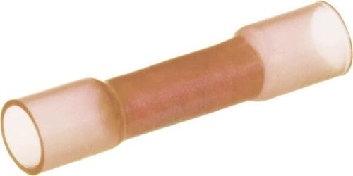 Złącze przewodu zaciskane czerwone z osłoną termokurczliwą 0.5-1.0mm² KK300515 - Intertraktor