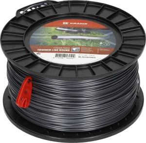 Żyłka tnąca Ø 2.5 mm 236 m okrągła Titanium Power szara Kramp NL25236TRKR