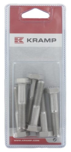 Śruba pół gwint M10x50 mm stal szlachetna A2 6 szt. KR9311050RVSP006 - Intertraktor