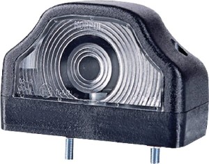 Lampa oświetlenia tablicy rejestracyjnej 5W prostokątna 12/24V światło białe 97x62x61.8 mm gopart LA46001