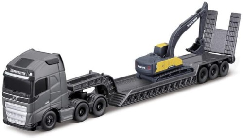 Ciągnik siodłowy Volvo FH16 z przyczepą niskopodwoziową + koparka podsiębierna Volvo EC220E MA1154118996 - Intertraktor