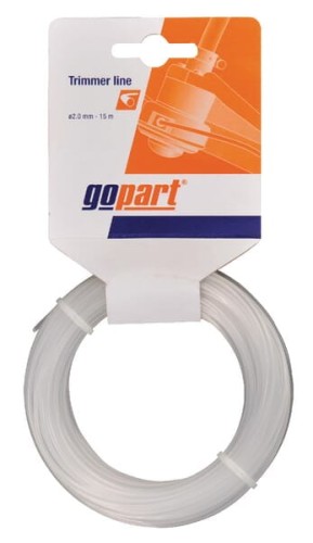 Żyłka tnąca Ø 1.6mm 15m okrągła biała gopart NL1615RGP - Intertraktor