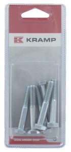 Śruba pół gwint M8x50 mm kl.10.9 ocynk 6 szt. KR931850109P006