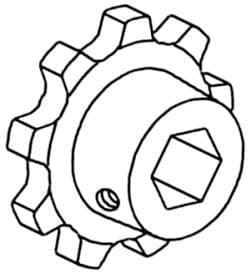 Koło zębate AV101341