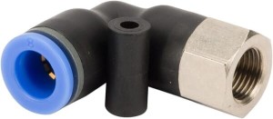 Złącze wtykowe kątowe, gwint wew. 1/8" 8 mm Kramp ECFS818P