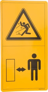 Naklejka Danger Flying Objects VNB4377274