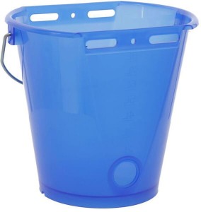 Wiadro do karmienia, niebieskie przezroczyste, 8 l 14269
