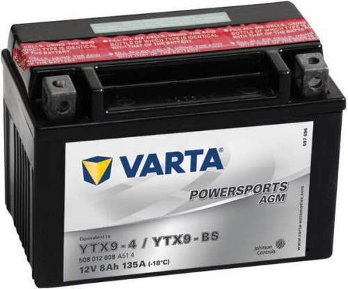 Akumulator 12V 8Ah 135A AGM Powersports VARTA 508012008A514 - Intertraktor