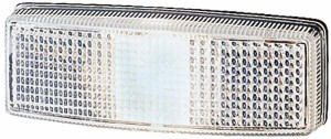 Lampa obrysowa 5W, prostokątna 12V przezroczysta przykręcana 110x25x40 mm Hella 2PF006717011
