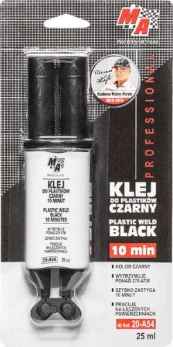 Klej do plastików 10 min MA Professional, czarny 25 ml 1032020A54 - Intertraktor