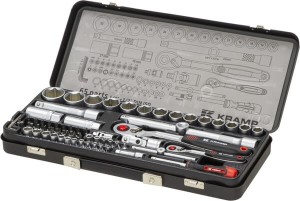 Zestaw kluczy nasadowych 1/4” + 1/2" 65 ele. 180465420KR