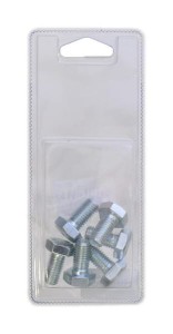 Śruba cały gwint M10x20 mm kl.8.8 ocynk 6 szt. KR9331020P006