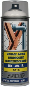 Lakier akrylowy w sprayu, RAL 9016 biały 400 ml 07037