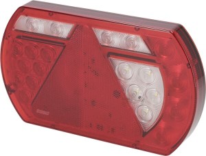 Lampa tylna zespolona LED, prawa 12V 236x140x24.3 mm Bayonet 5-pin Kramp L26060P5RH1